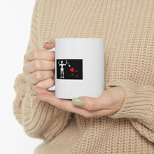 Load image into Gallery viewer, Ocracoke Sea Salt's Blackbeard's Flag Ceramic Mug 11oz