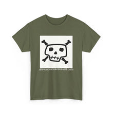 Load image into Gallery viewer, Ocracoke Sea Salt Tribal Skull and Crossed Bones Unisex Heavy Cotton Tee