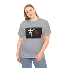 Load image into Gallery viewer, Blackbeard's Flag Unisex Heavy Cotton Tee
