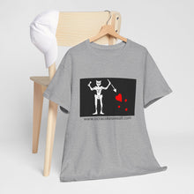 Load image into Gallery viewer, Blackbeard's Flag Unisex Heavy Cotton Tee
