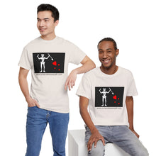 Load image into Gallery viewer, Blackbeard's Flag Unisex Heavy Cotton Tee