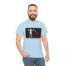 Load image into Gallery viewer, Blackbeard's Flag Unisex Heavy Cotton Tee