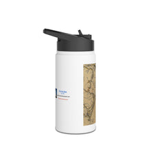 Load image into Gallery viewer, Ocracoke Inlet 1700's Stainless Steel Water Bottle, Standard Lid