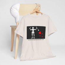 Load image into Gallery viewer, Blackbeard's Flag Unisex Heavy Cotton Tee