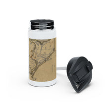 Load image into Gallery viewer, Ocracoke Inlet 1700's Stainless Steel Water Bottle, Standard Lid