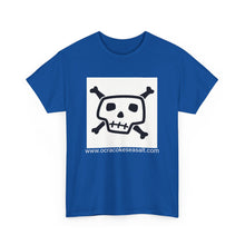 Load image into Gallery viewer, Ocracoke Sea Salt Tribal Skull and Crossed Bones Unisex Heavy Cotton Tee
