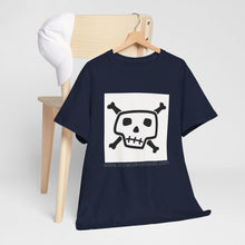 Load image into Gallery viewer, Ocracoke Sea Salt Tribal Skull and Crossed Bones Unisex Heavy Cotton Tee