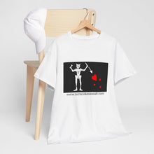 Load image into Gallery viewer, Blackbeard's Flag Unisex Heavy Cotton Tee