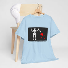 Load image into Gallery viewer, Blackbeard's Flag Unisex Heavy Cotton Tee