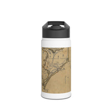 Load image into Gallery viewer, Ocracoke Inlet 1700's Stainless Steel Water Bottle, Standard Lid