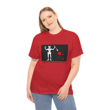 Load image into Gallery viewer, Blackbeard's Flag Unisex Heavy Cotton Tee
