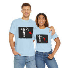 Load image into Gallery viewer, Blackbeard's Flag Unisex Heavy Cotton Tee