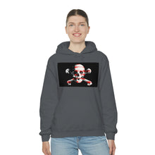 Load image into Gallery viewer, Skull and Cross bones Merica™ Unisex Heavy Blend™ Hooded Sweatshirt