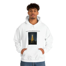 Load image into Gallery viewer, Ocracoke Sea Salt Has The Ocracoke Light house Unisex Heavy Blend™ Hooded Sweatshirt