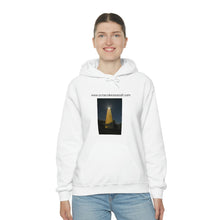 Load image into Gallery viewer, Ocracoke Sea Salt Has The Ocracoke Light house Unisex Heavy Blend™ Hooded Sweatshirt