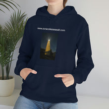 Load image into Gallery viewer, Ocracoke Sea Salt Has The Ocracoke Light house Unisex Heavy Blend™ Hooded Sweatshirt