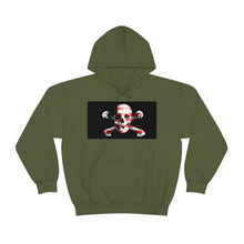 Load image into Gallery viewer, Skull and Cross bones Merica™ Unisex Heavy Blend™ Hooded Sweatshirt