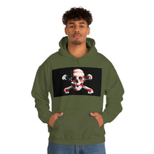 Load image into Gallery viewer, Skull and Cross bones Merica™ Unisex Heavy Blend™ Hooded Sweatshirt