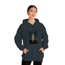 Load image into Gallery viewer, Ocracoke Sea Salt Has The Ocracoke Light house Unisex Heavy Blend™ Hooded Sweatshirt