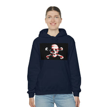 Load image into Gallery viewer, Skull and Cross bones Merica™ Unisex Heavy Blend™ Hooded Sweatshirt