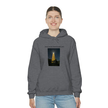Load image into Gallery viewer, Ocracoke Sea Salt Has The Ocracoke Light house Unisex Heavy Blend™ Hooded Sweatshirt
