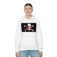 Load image into Gallery viewer, Skull and Cross bones Merica™ Unisex Heavy Blend™ Hooded Sweatshirt