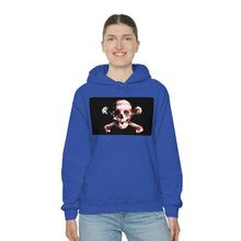 Load image into Gallery viewer, Skull and Cross bones Merica™ Unisex Heavy Blend™ Hooded Sweatshirt