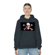 Load image into Gallery viewer, Skull and Cross bones Merica™ Unisex Heavy Blend™ Hooded Sweatshirt
