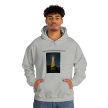 Load image into Gallery viewer, Ocracoke Sea Salt Has The Ocracoke Light house Unisex Heavy Blend™ Hooded Sweatshirt