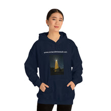 Load image into Gallery viewer, Ocracoke Sea Salt Has The Ocracoke Light house Unisex Heavy Blend™ Hooded Sweatshirt