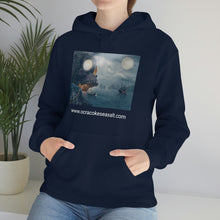 Load image into Gallery viewer, Ocracoke Sea Salt's Flag Ship Unisex Heavy Blend™ Hooded Sweatshirt