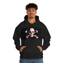 Load image into Gallery viewer, Skull and Cross bones Merica™ Unisex Heavy Blend™ Hooded Sweatshirt