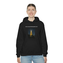 Load image into Gallery viewer, Ocracoke Sea Salt Has The Ocracoke Light house Unisex Heavy Blend™ Hooded Sweatshirt