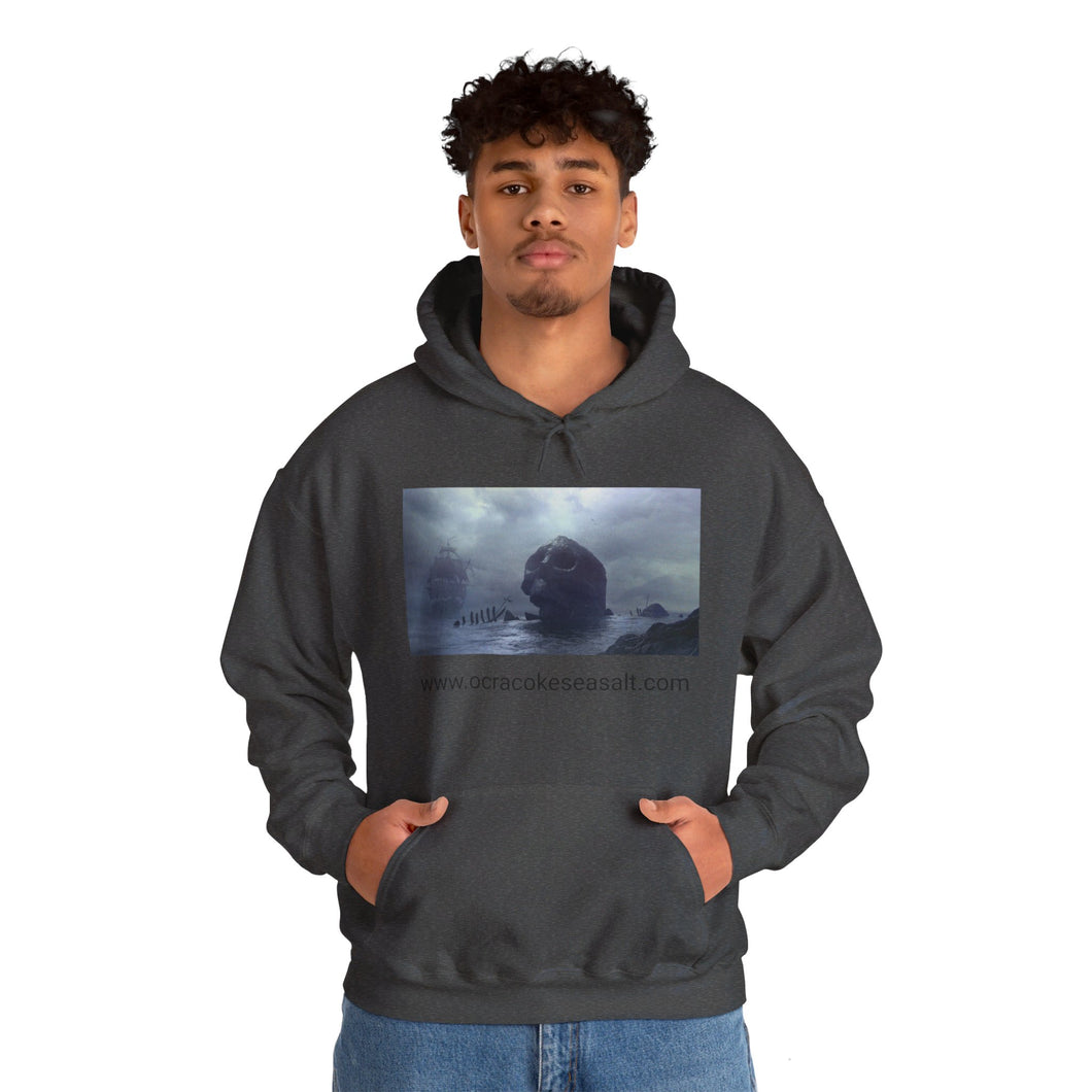 Ocracoke Sea Salt's Return to Skull Island Unisex Heavy Blend™ Hooded Sweatshirt