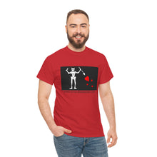 Load image into Gallery viewer, Blackbeard&#39;s Flag Unisex Heavy Cotton Tee
