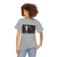 Load image into Gallery viewer, Blackbeard&#39;s Flag Unisex Heavy Cotton Tee
