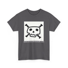 Load image into Gallery viewer, Ocracoke Sea Salt Tribal Skull and Crossed Bones Unisex Heavy Cotton Tee
