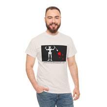 Load image into Gallery viewer, Blackbeard&#39;s Flag Unisex Heavy Cotton Tee
