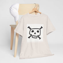 Load image into Gallery viewer, Ocracoke Sea Salt Tribal Skull and Crossed Bones Unisex Heavy Cotton Tee
