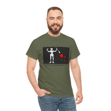 Load image into Gallery viewer, Blackbeard&#39;s Flag Unisex Heavy Cotton Tee
