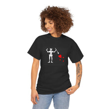 Load image into Gallery viewer, Blackbeard&#39;s Flag Unisex Heavy Cotton Tee
