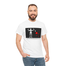 Load image into Gallery viewer, Blackbeard&#39;s Flag Unisex Heavy Cotton Tee
