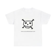 Load image into Gallery viewer, Ocracoke Sea Salt Tribal Skull and Crossed Bones Unisex Heavy Cotton Tee
