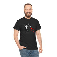 Load image into Gallery viewer, Blackbeard&#39;s Flag Unisex Heavy Cotton Tee
