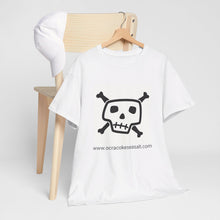 Load image into Gallery viewer, Ocracoke Sea Salt Tribal Skull and Crossed Bones Unisex Heavy Cotton Tee
