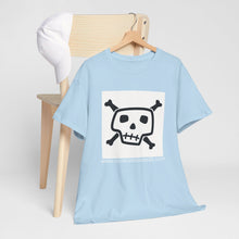 Load image into Gallery viewer, Ocracoke Sea Salt Tribal Skull and Crossed Bones Unisex Heavy Cotton Tee
