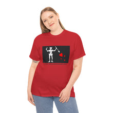 Load image into Gallery viewer, Blackbeard&#39;s Flag Unisex Heavy Cotton Tee
