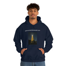 Load image into Gallery viewer, Ocracoke Sea Salt Has The Ocracoke Light house Unisex Heavy Blend™ Hooded Sweatshirt
