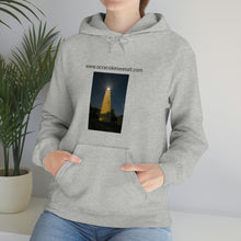 Load image into Gallery viewer, Ocracoke Sea Salt Has The Ocracoke Light house Unisex Heavy Blend™ Hooded Sweatshirt
