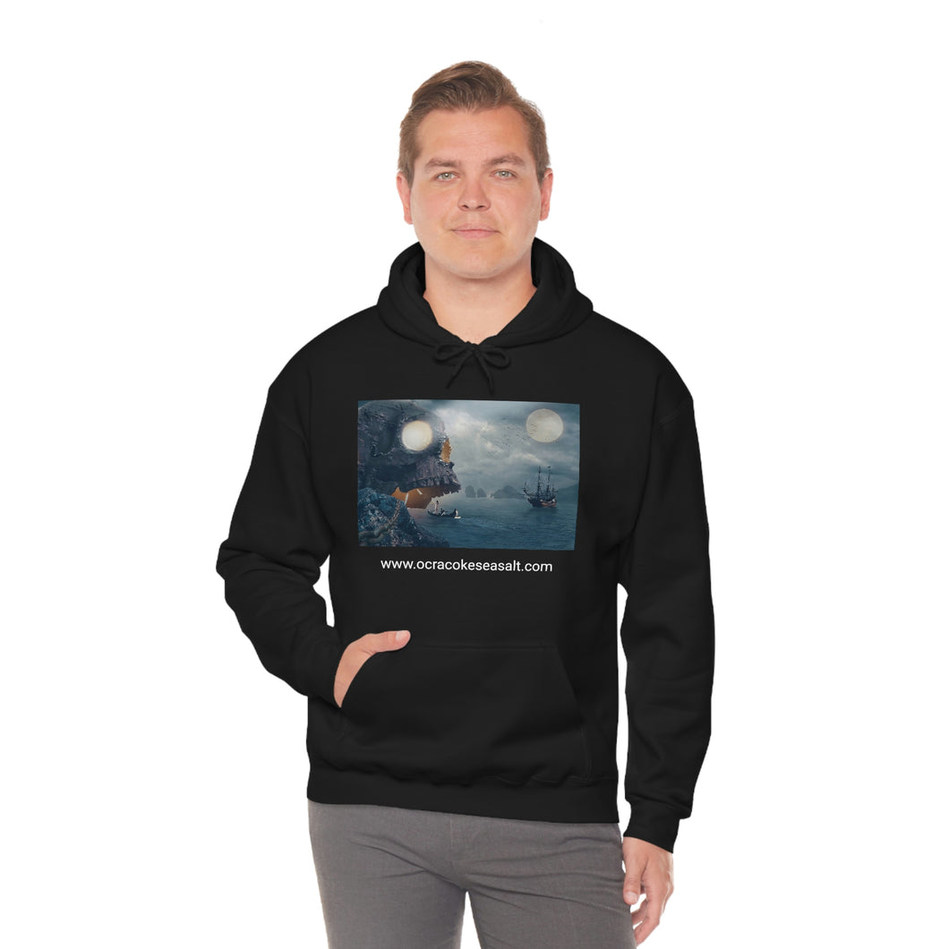 Ocracoke Sea Salt's Flag Ship Unisex Heavy Blend™ Hooded Sweatshirt